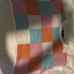 Multi colored top